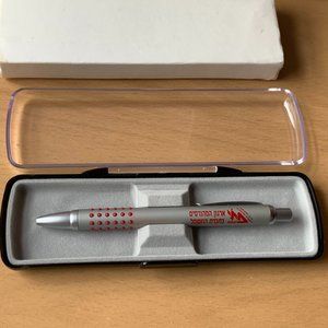 Silver / Red Israeli Pen Brand New In Box